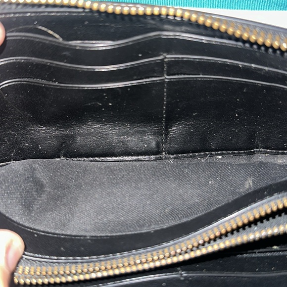 COACH Black Leather Wallet.zip around - Picture 11 of 14